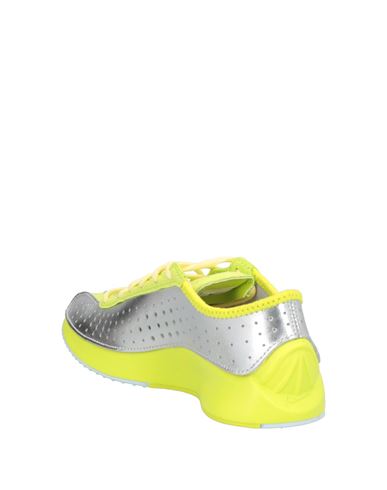 Woman Sneakers Lime green Size 5 Leather, Textile fibers