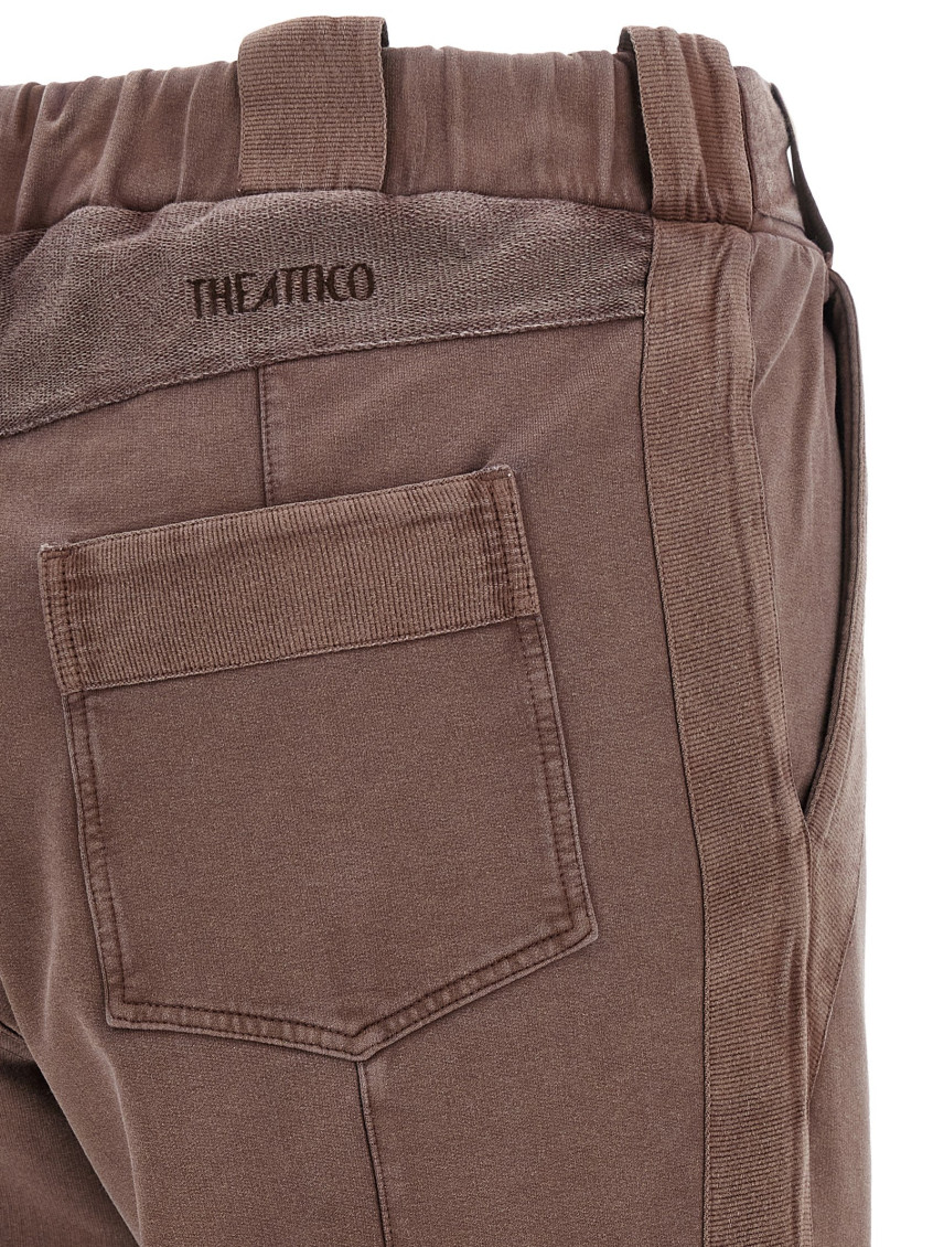 Front Split Pants Brown