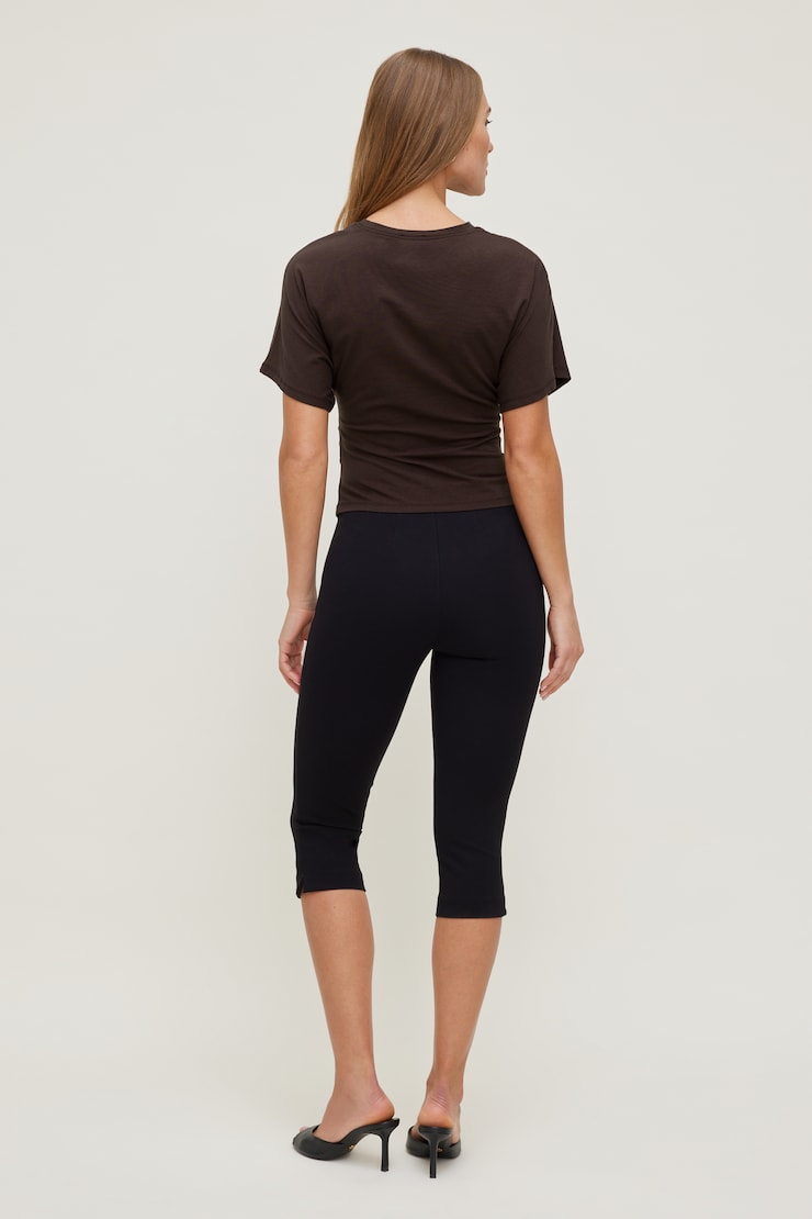 Andrea Jersey T Shirt - Brown - Women Clothing