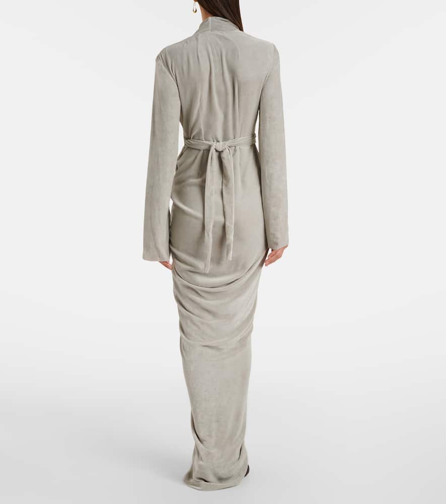 Wrap maxi dress