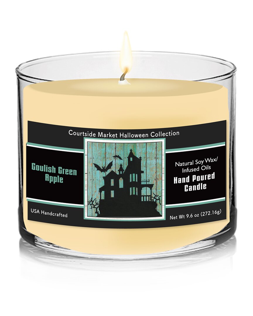 Halloween Collection Haunted House Ghoulish Green Apple Soy Wax Candle