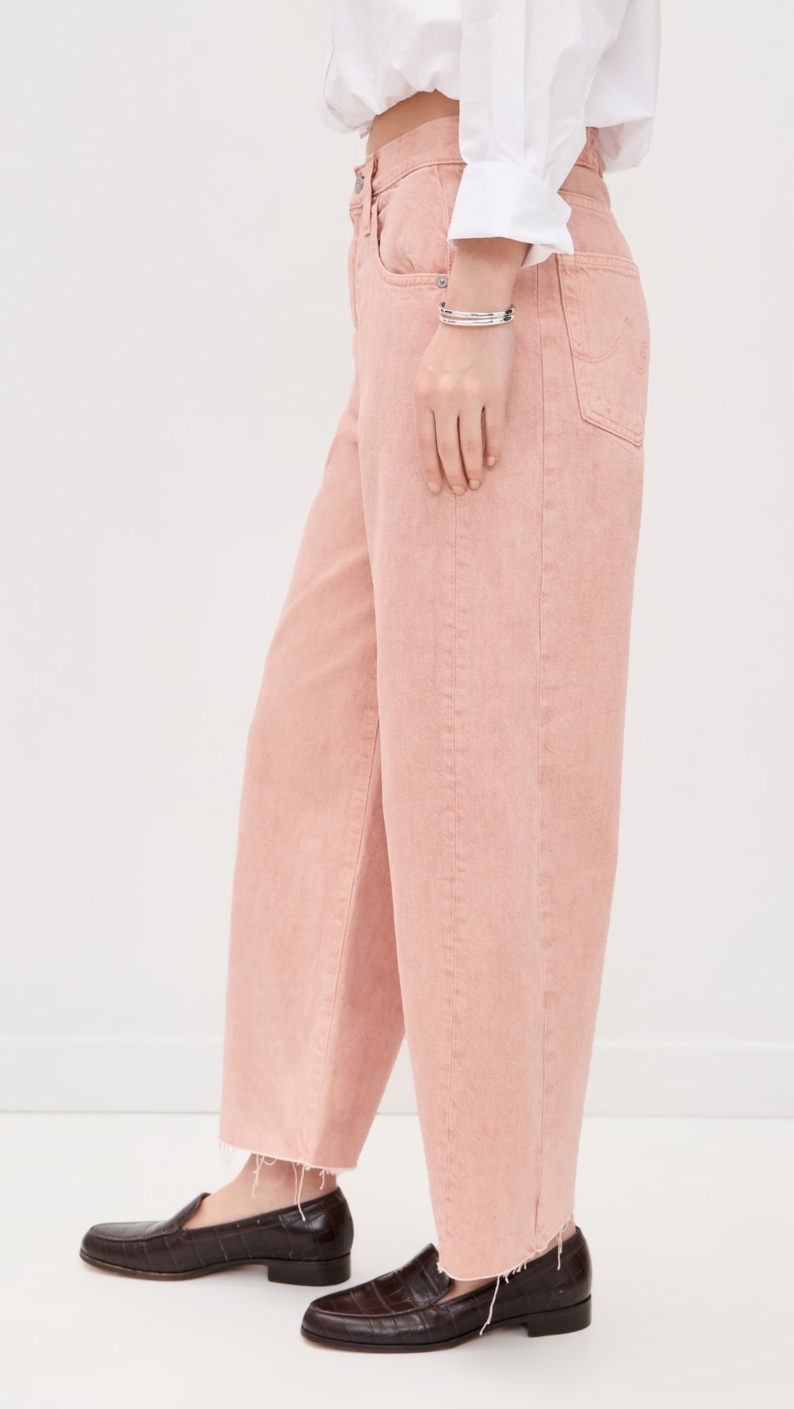 Hattie Crop Jeans Sulfur Sparkling Rose