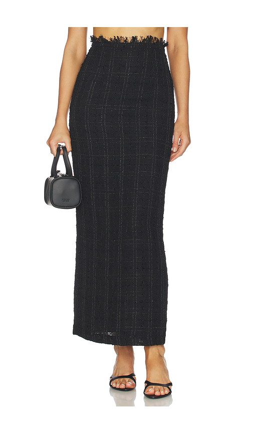 Kimberly Taylor Column Skirt in Black. S. Also in