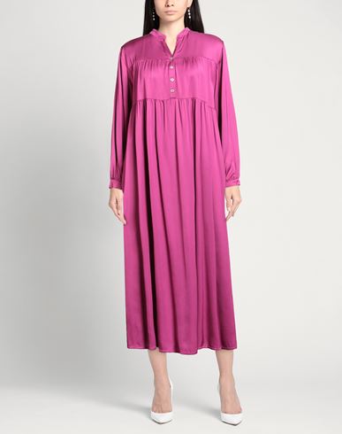 Woman Midi dress Mauve Size M/L Viscose