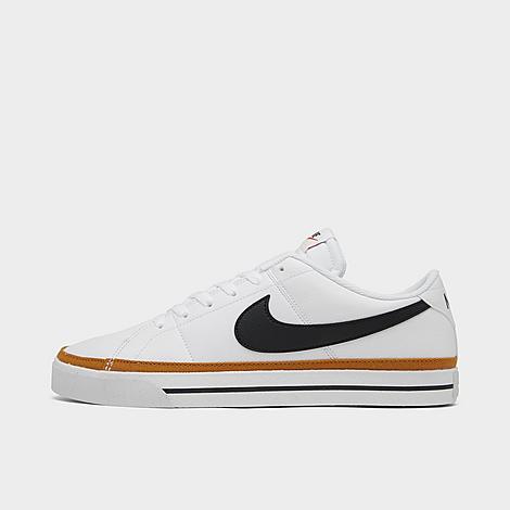 Men's Court Legacy Next Nature Casual Shoes in White/Desert Ochre/Black