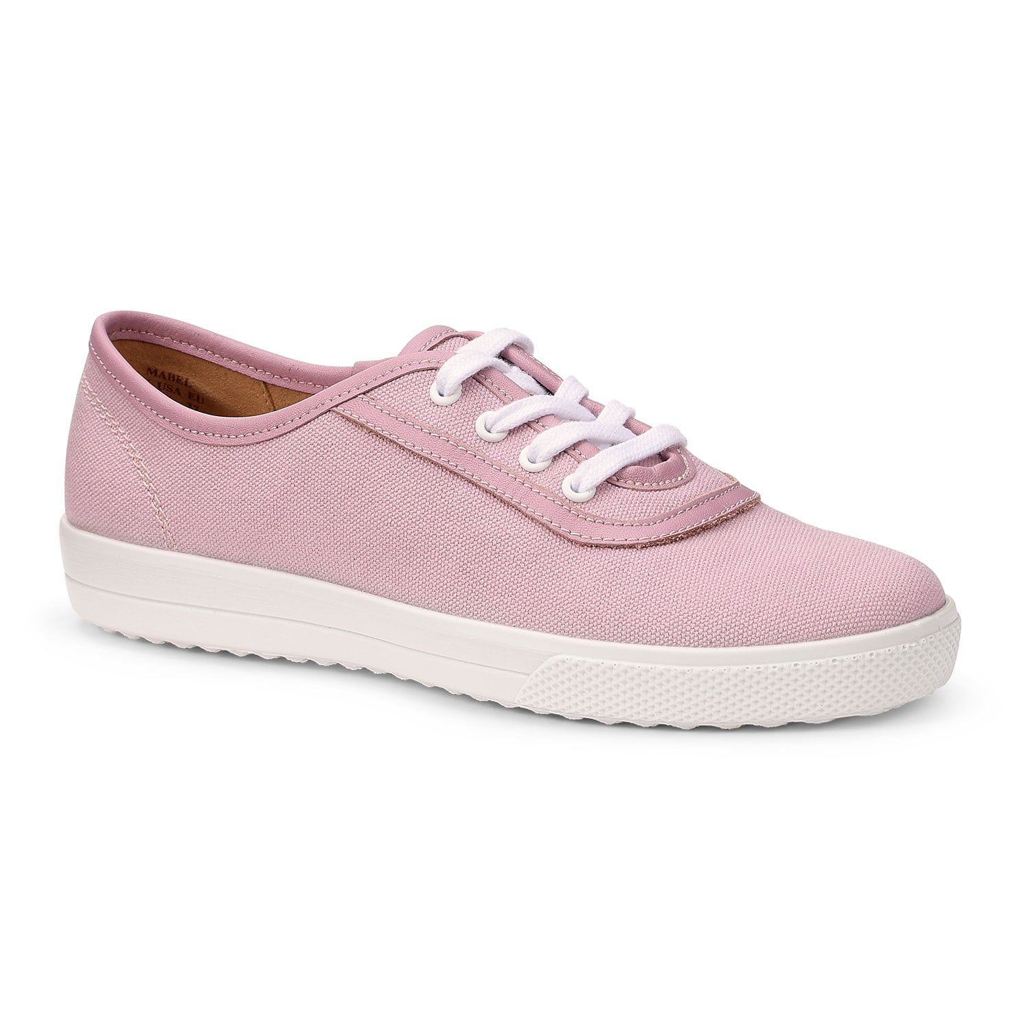 Hotter 'mabel' Canvas Lace-Ups In Lavender