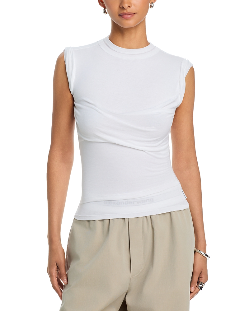 Twisted Layered Bust Tee
