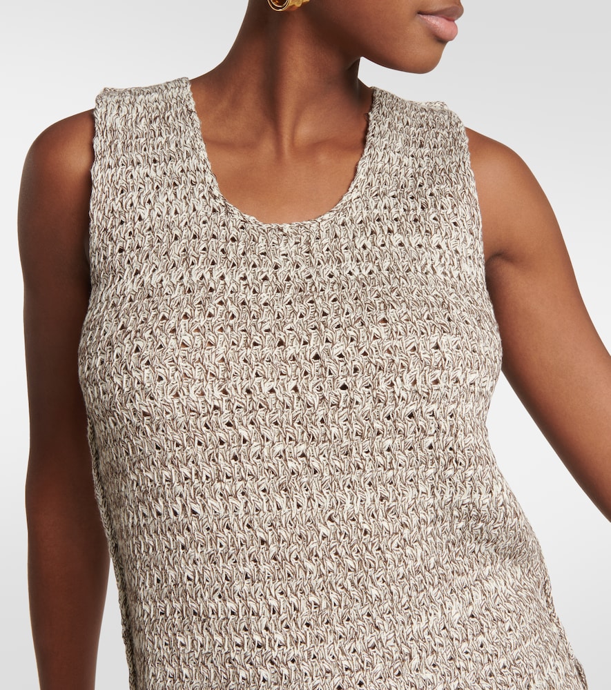 Jil Sander Knitted cotton-blend top