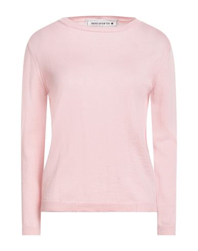 Woman Sweater Blush Size 8 Merino Wool