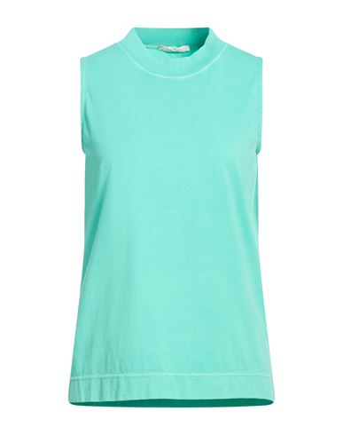 Woman Top Turquoise Size S Cotton