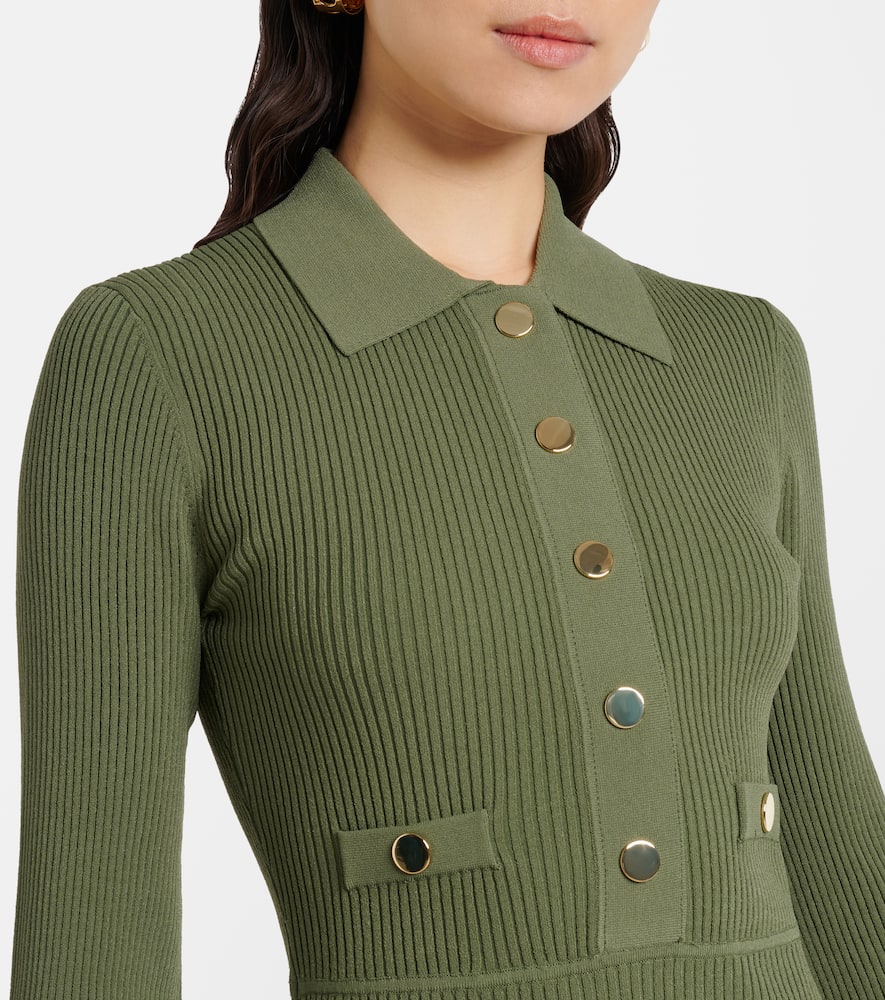 Lauper ribbed-knit sweater dress