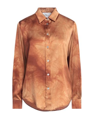 Sleep No More Woman Shirt Camel Size L Silk