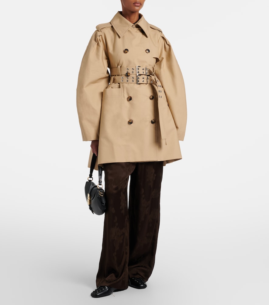 Cotton trench coat