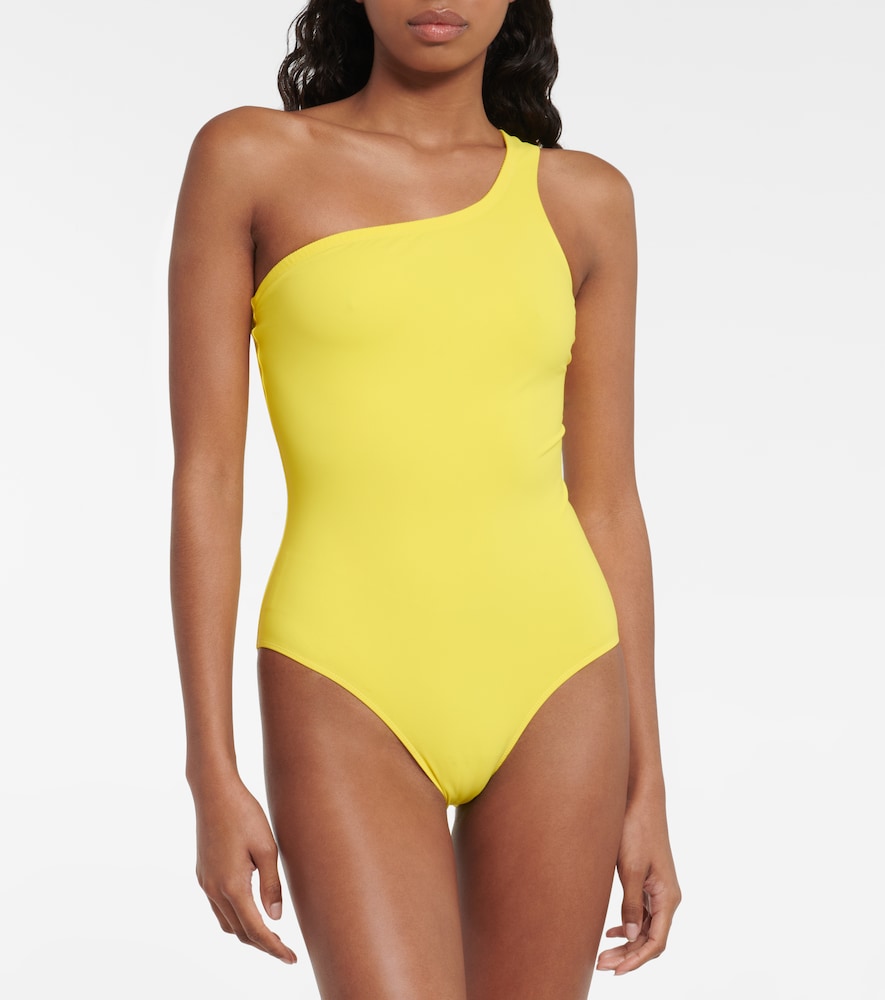 Sage one-shoulder swimsuit
