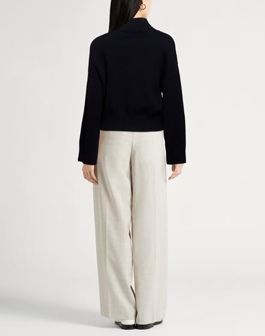 Woman Turtleneck Navy Size 10 Merino Wool