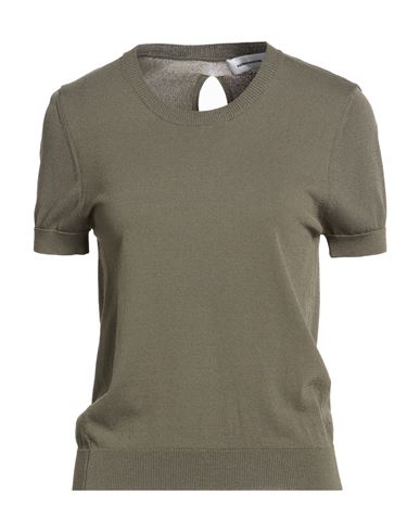 Woman Sweater Military green Size 4 Viscose, Polyamide