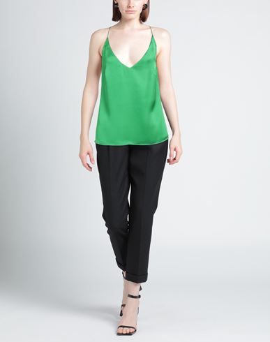 The Nina Studio Woman Top Green Size 4 Polyester
