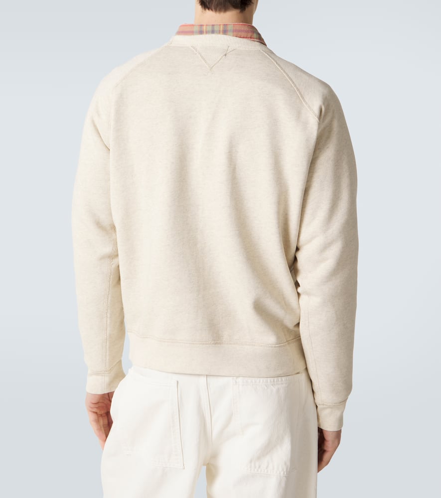 Logo cotton-blend sweatshirt