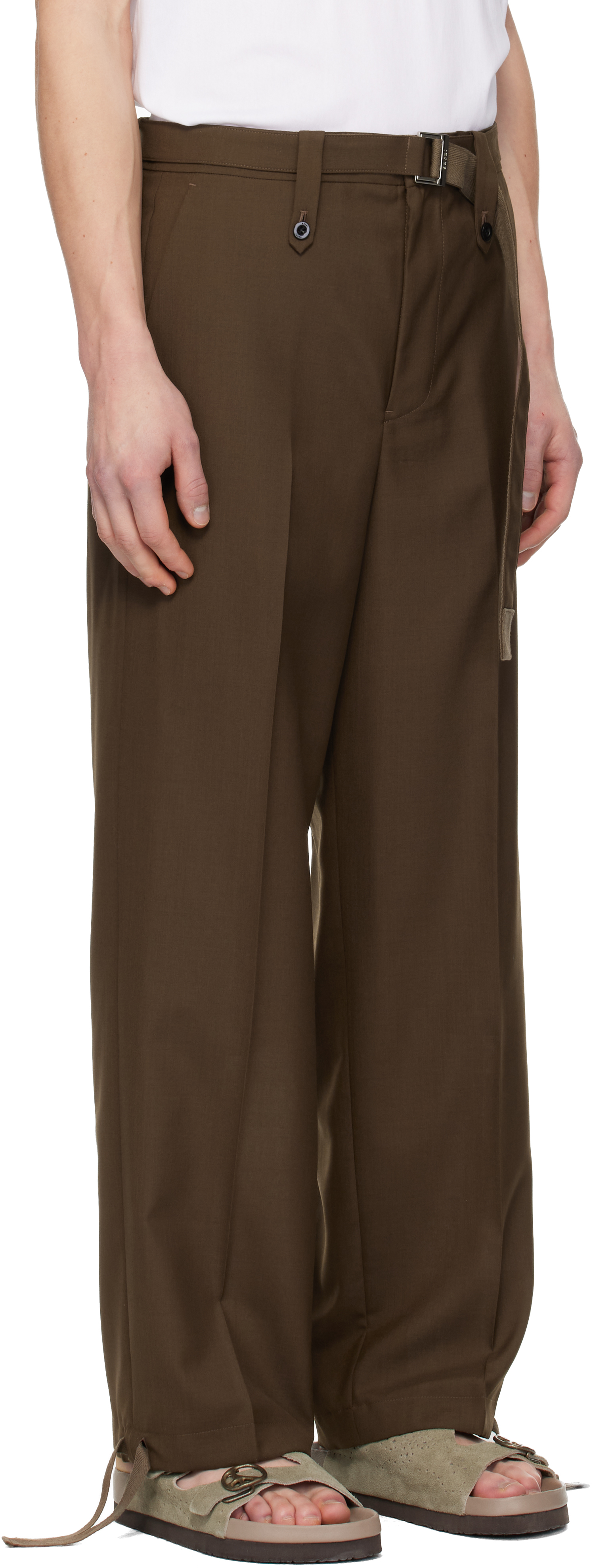 Brown Suiting Trousers