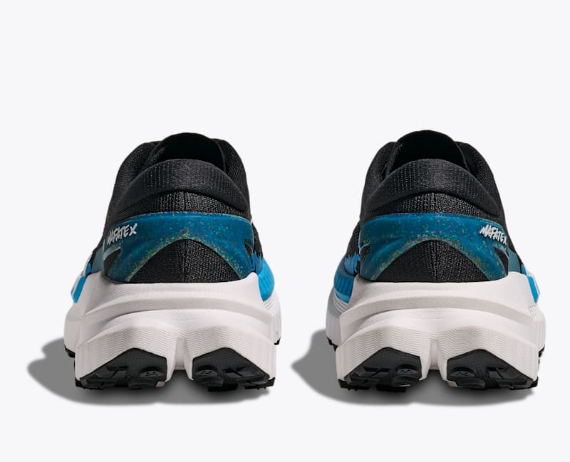 HOKA Men's Mafate X Shoes in Black/Skyward Blue