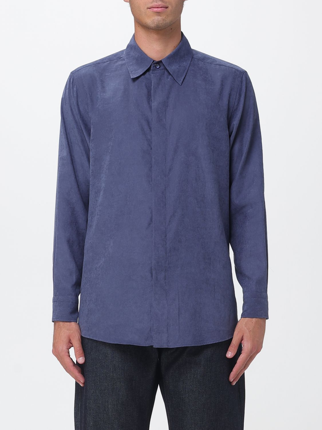Shirt Men color Blue