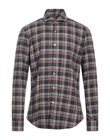 Buonamassa Man Shirt Taupe Size 17 ½ Cotton