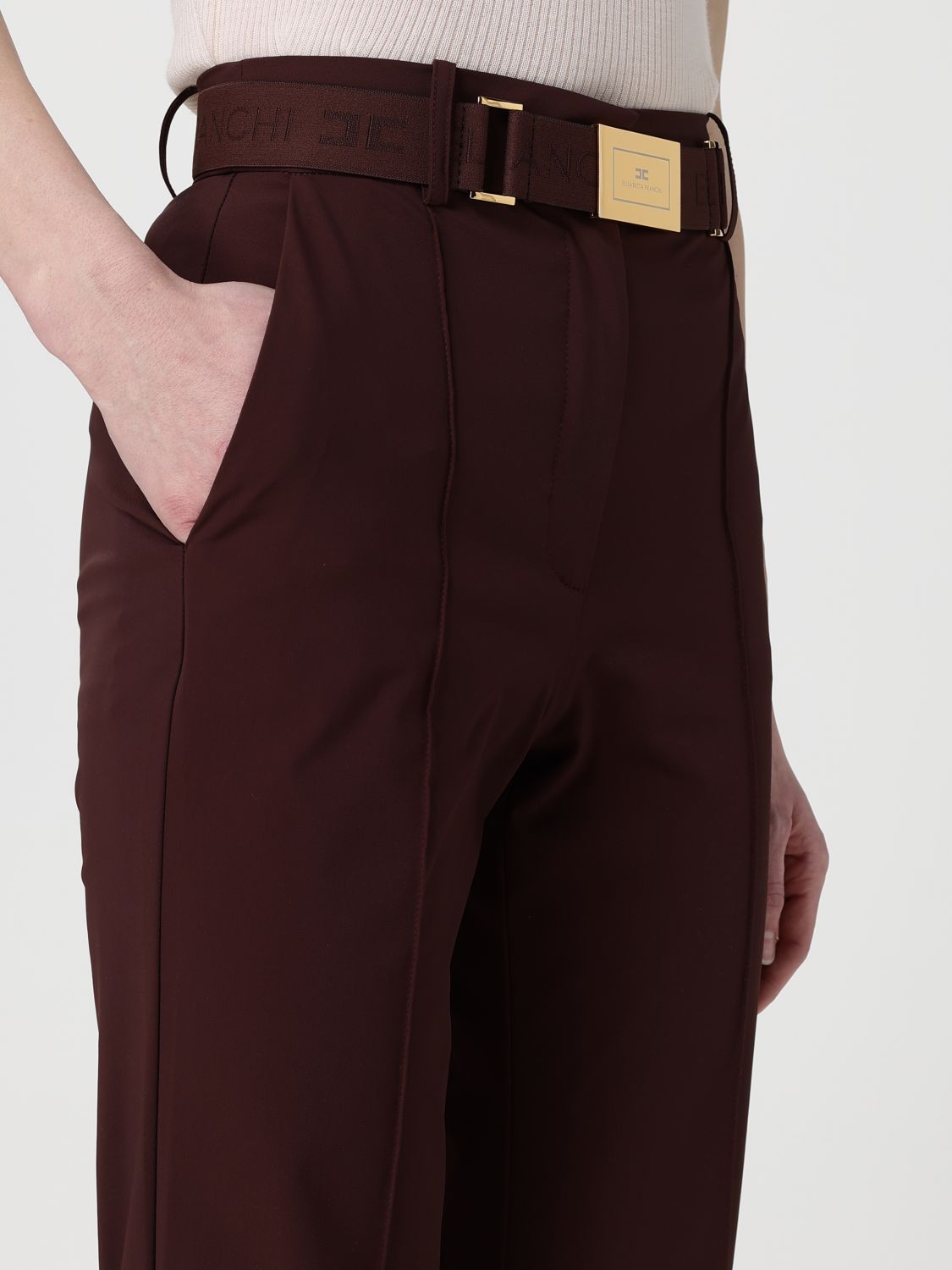 Pants Woman color Brown