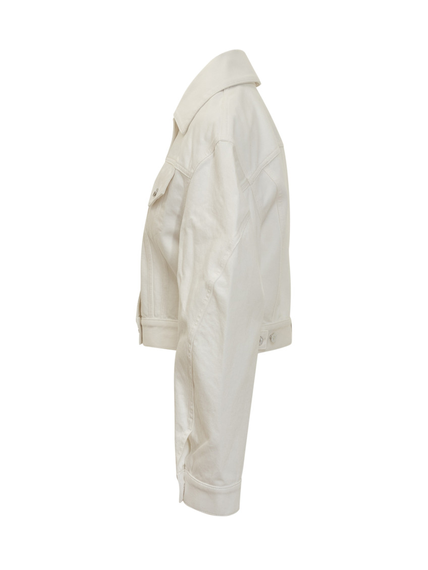 White Shirt Collar Jacket