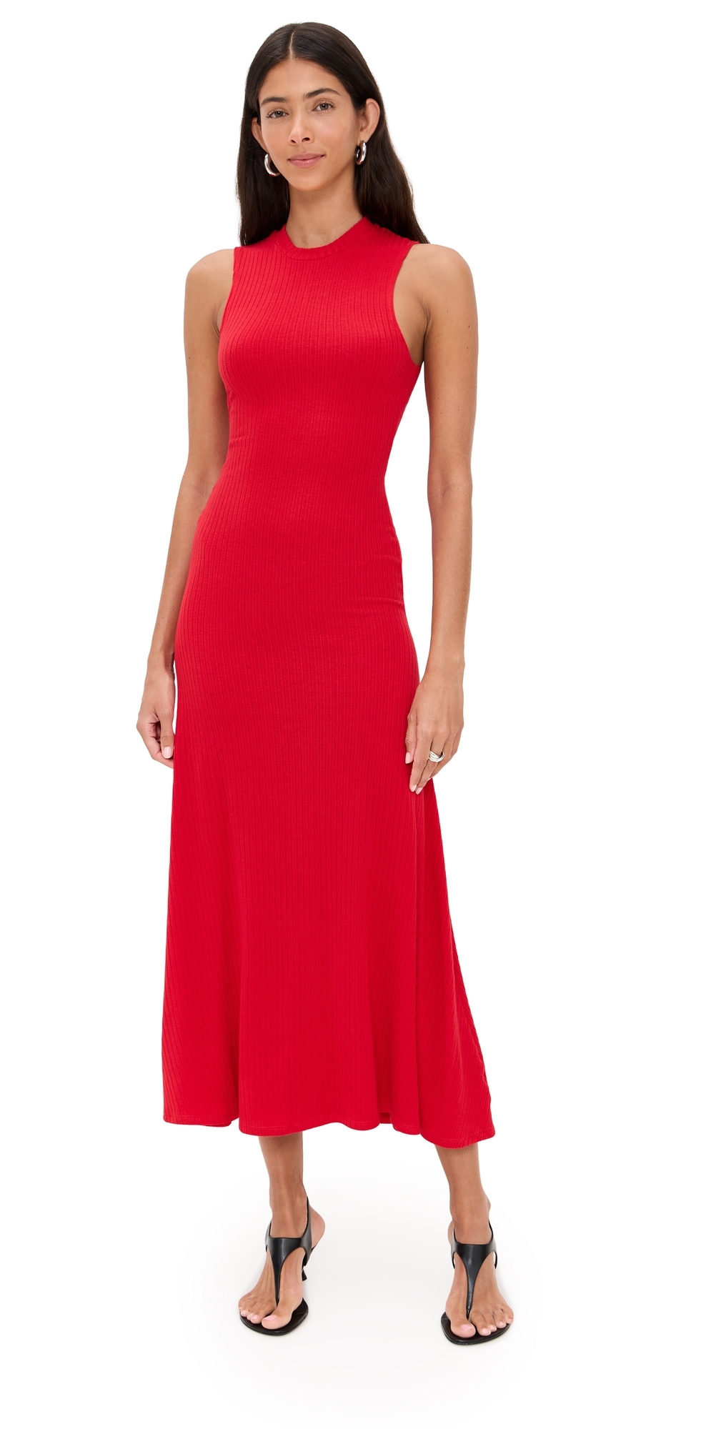 Sleeveless Hattie Dress Crimson