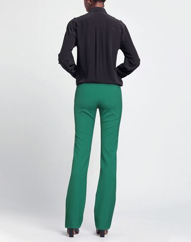 Woman Pants Green Size 8 Polyester, Viscose, Cotton, Elastane