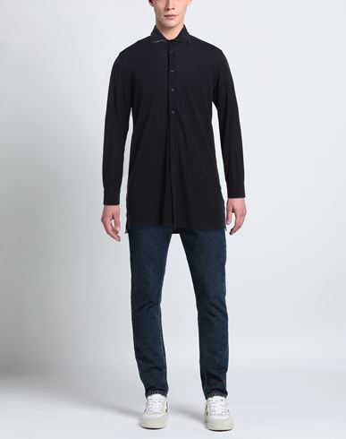 Man Shirt Midnight blue Size XXL Cotton