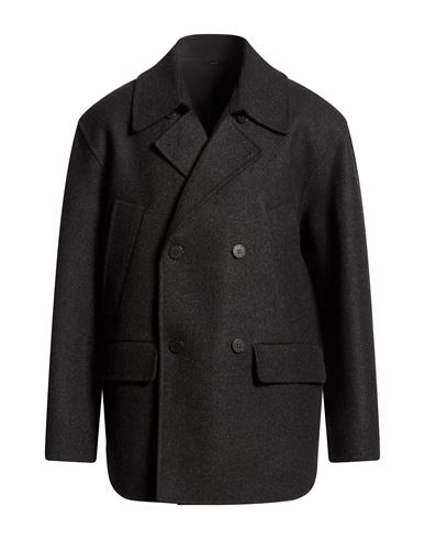 Man Coat Charcoal Size M Virgin Wool