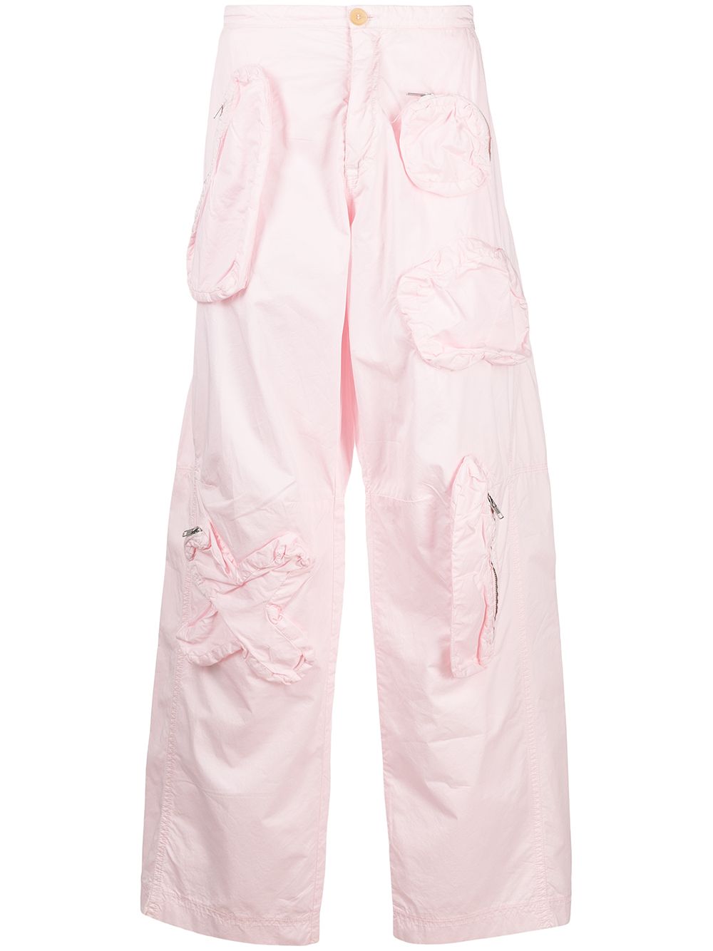 Gun wide-leg trousers - Pink