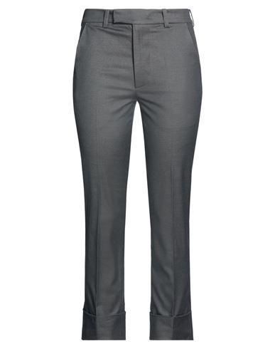 Woman Pants Charcoal Size 4 Cotton, Wool, Polyamide, Elastane