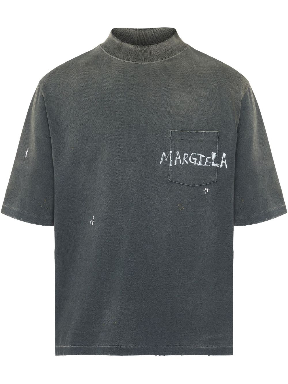 Maison Margiela logo-print T-shirt - Grey