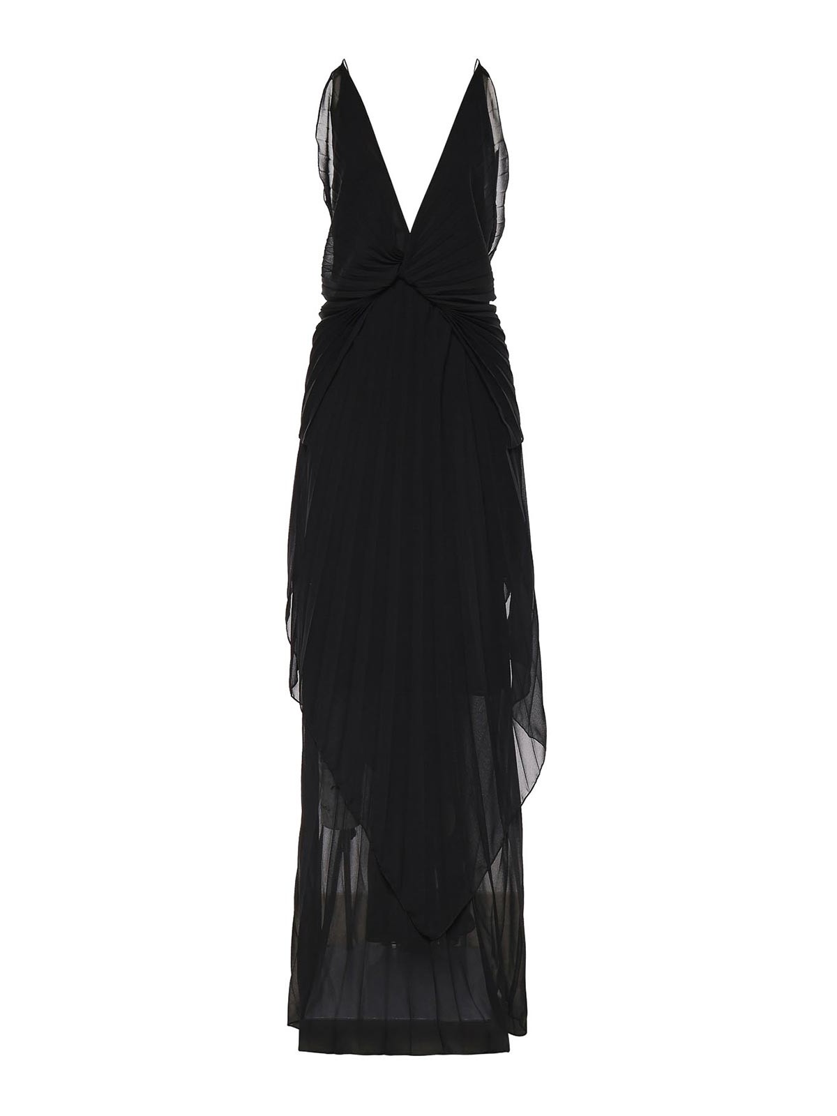 Long Pleated Dress