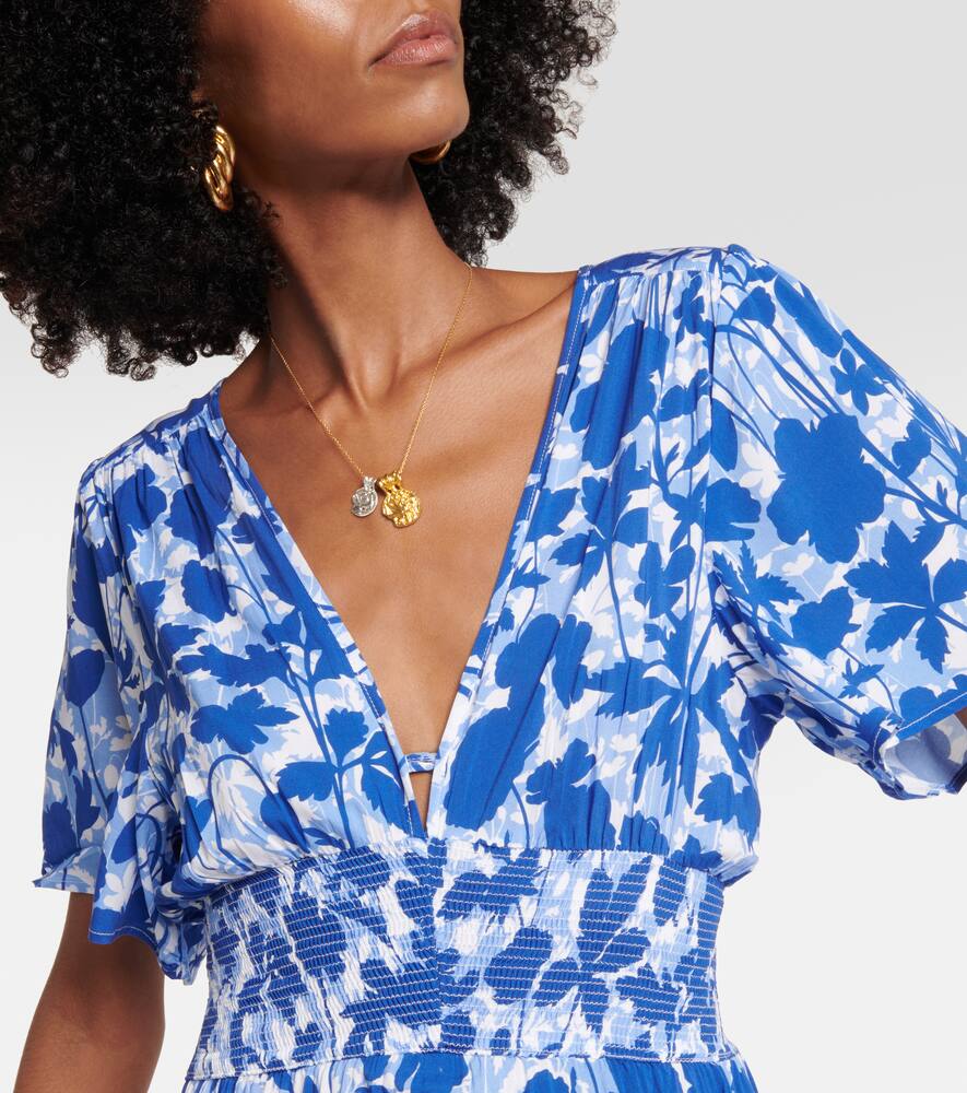 Tuscany floral midi dress