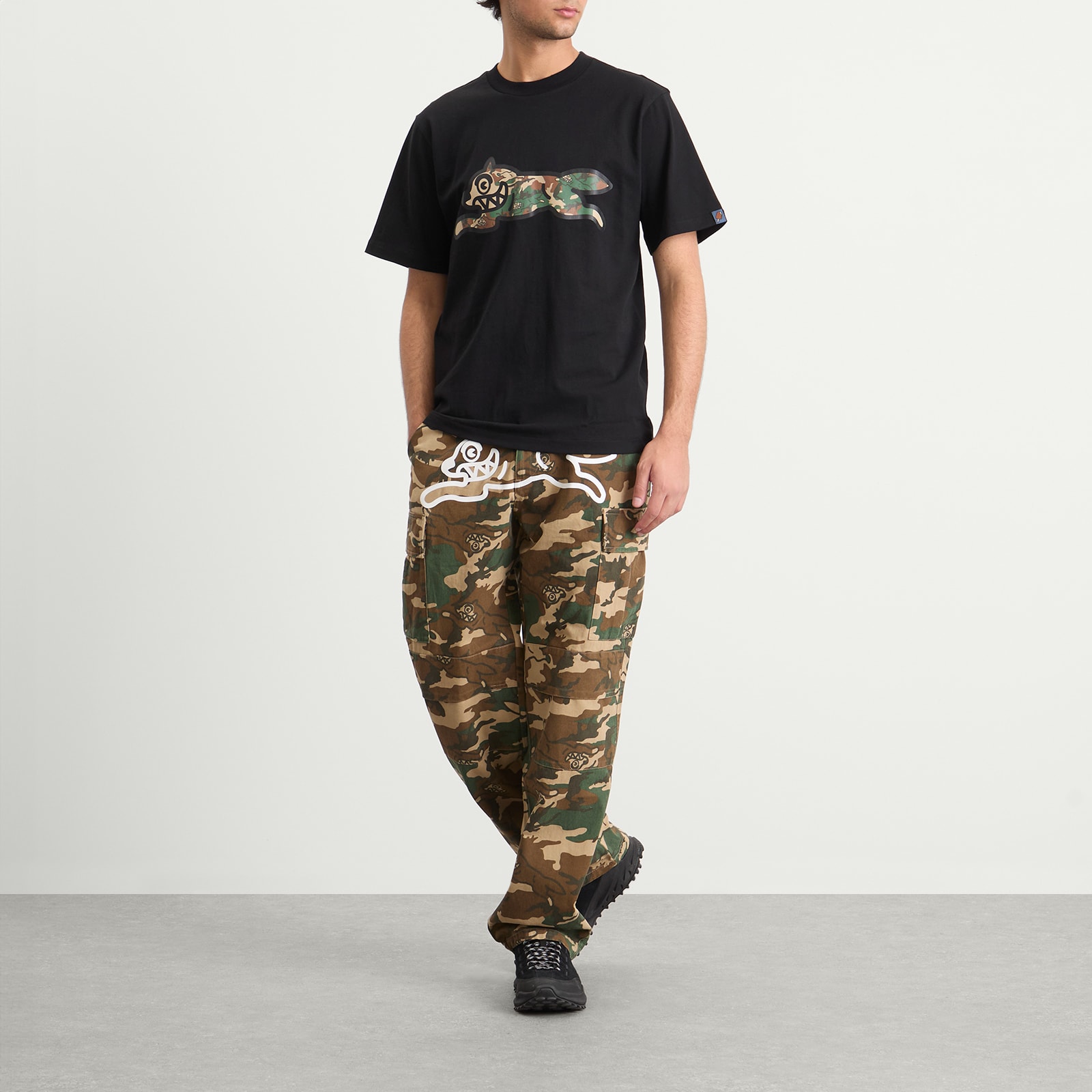 Men's Running Dog Camo Cargo Pant