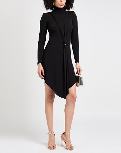 Woman Mini dress Black Size 4 Viscose, Elastane