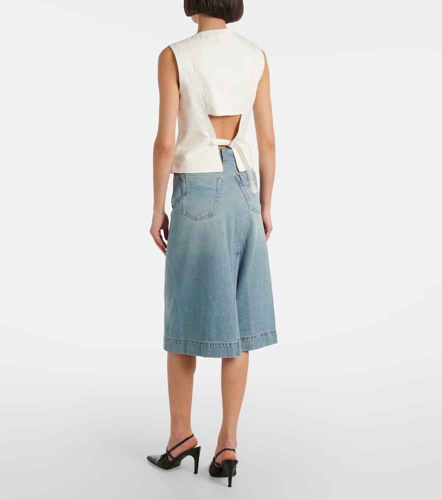 Denim vest