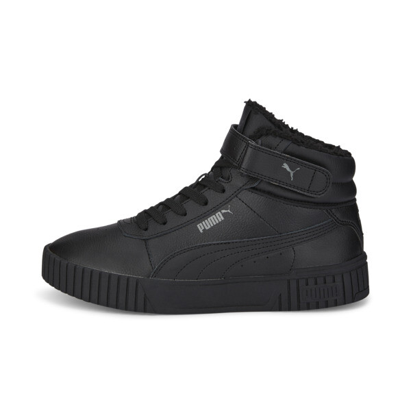 PUMA Carina 2.0 Winter Women's Mid Top Sneakers in Black