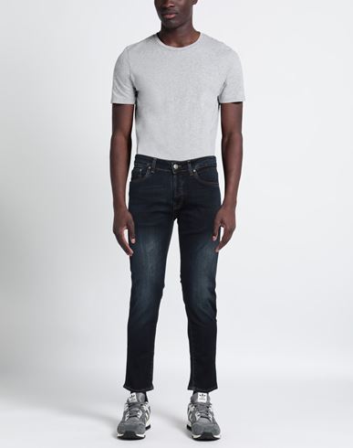Man Jeans Blue Size 31 Cotton, Elastane