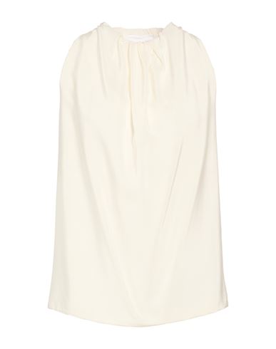 Woman Top Ivory Size 4 Silk