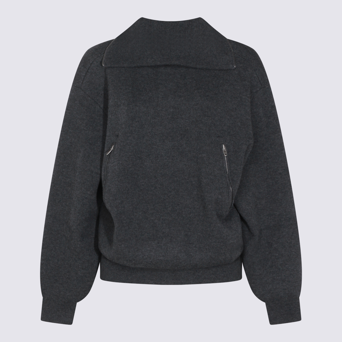 Zip-collar Sweatshirt