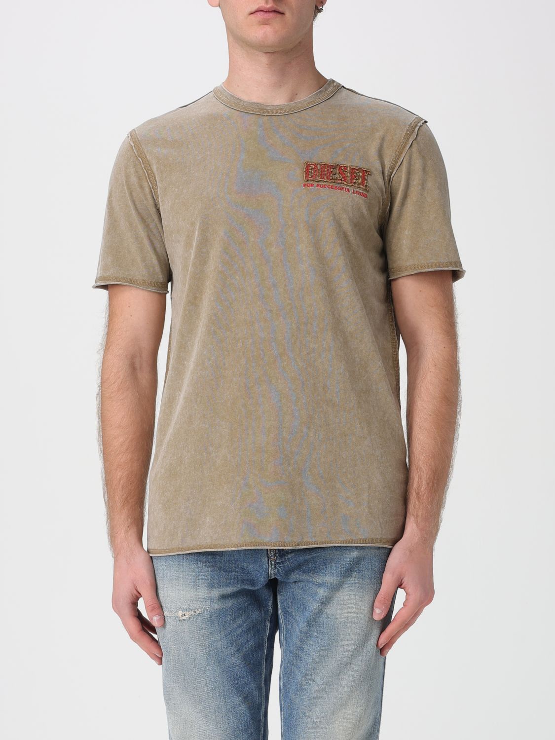 T-Shirt Men color Beige