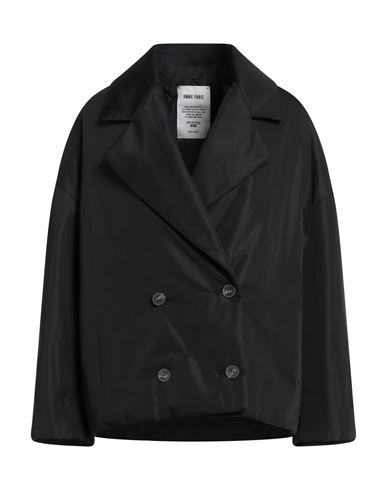 Woman Coat Black Size L Polyester