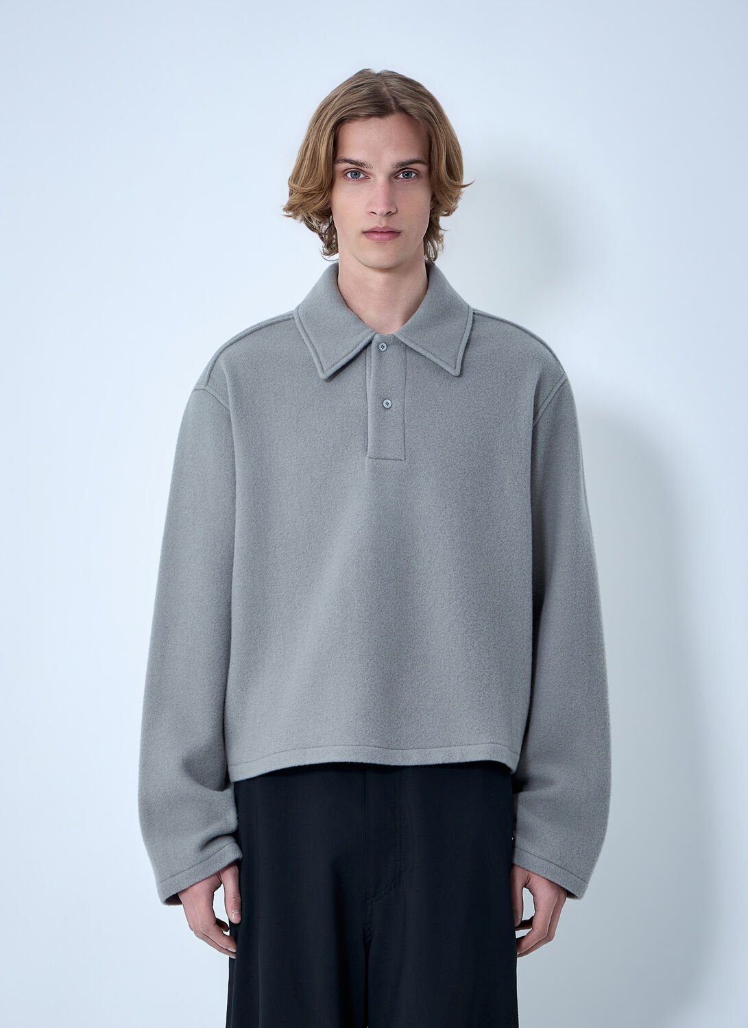 Oversized Polo Knit Jumper