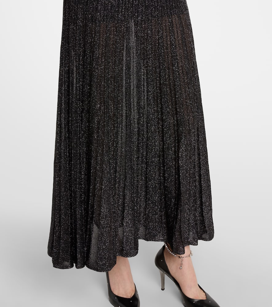Guetty pleated maxi dress