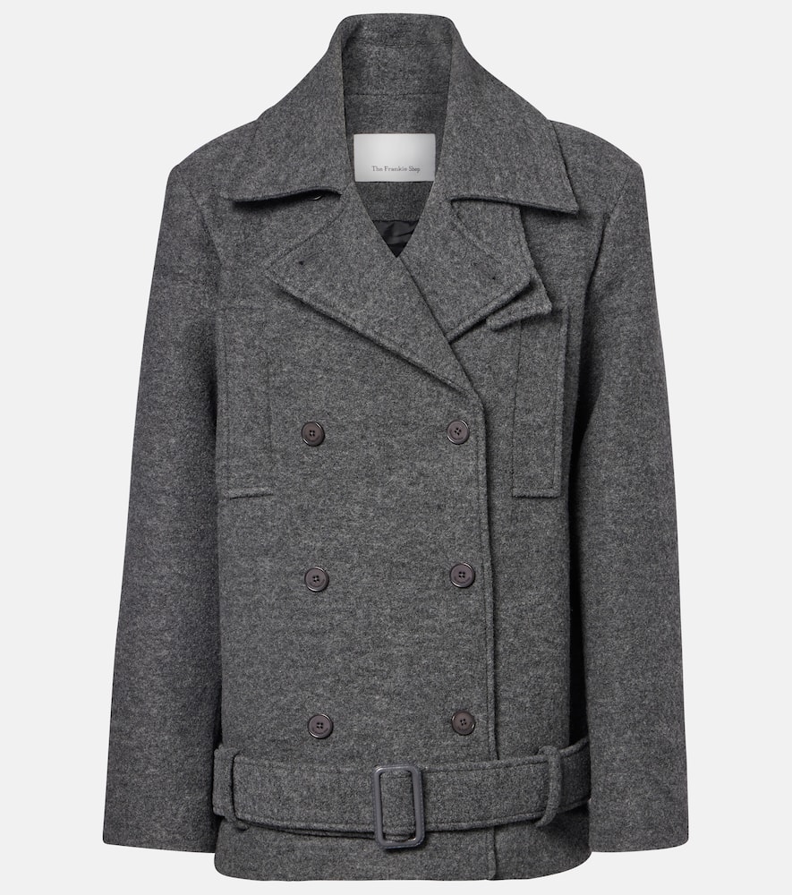 Scothern virgin wool peacoat