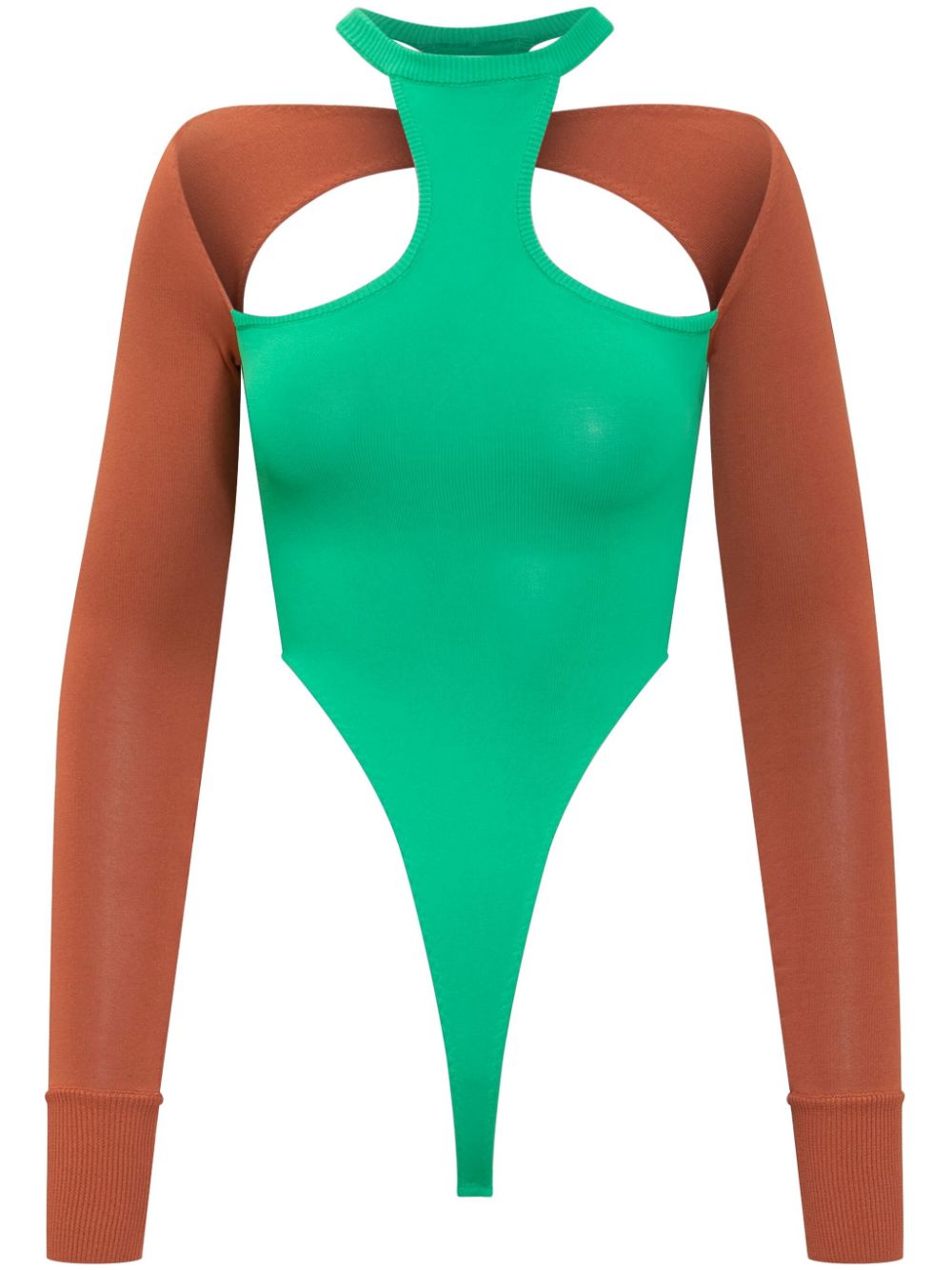 Two-tone bodysuit - Green
